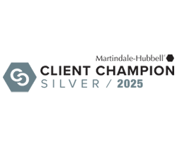 Martindale-Hubbell Client Champion Silver 2025